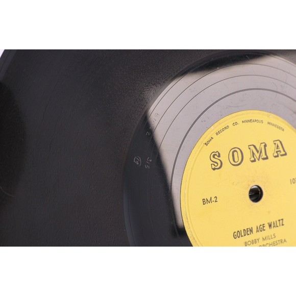 Bobby Mills - Farewell To Prague / Golden Age Waltz 10" 78 rpm Record 1030 Czech - Picture 12 of 16